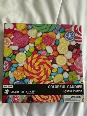 BunMo Colorful Candies 1000-Piece Jigsaw Puzzle - Bright Multicolor